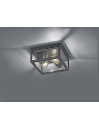 [SA-TRIO601860242] Plafoniera da Esterno 2xE27 Antracite