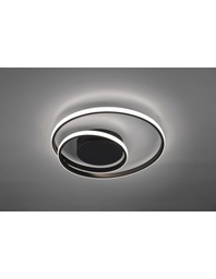 [SA-TRIOR62911132] Plafoniera a Spirale LED Dimmerabile Zibal Nero Ø39 cm