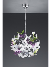 [SA-TRIOR30214017] Sospensione Farfalle Multicolor Ø50 cm