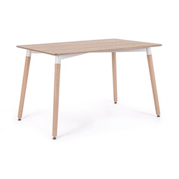 [SA-B0732985] Tavolo in legno stile naturale 120x80