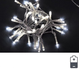 [SAM-B0909520] 6x Catena Bt 48 Led Bianco Filo Tr Int - Samnite