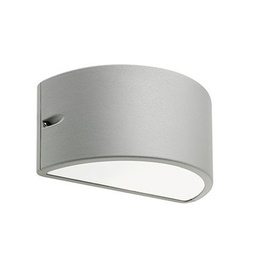 [SAM-SOV474/72] Applique E27  linea umbe chiusa  alluminio - Samnite