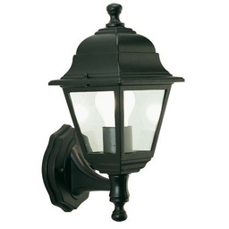 [SAM-SOV201/06] Applique Piccola In Alto E27  linea nano  nero - Samnite