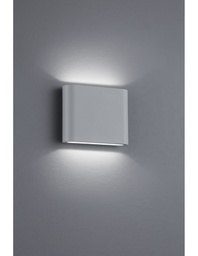 [SAM-TRIO227560287] Applique Rettangolare Thames II Led Doppia Emissione IP54 Alluminio L11 cm Trio Lighting - Samnite