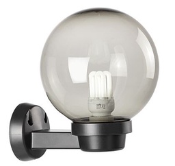 [SAM-SOV362/06] Applique Sf. Fume' D.20 E27  linea globo  nero - Samnite