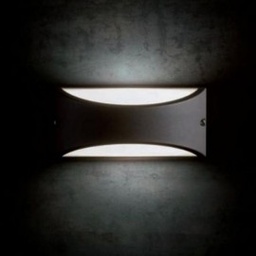 [SAM-SOV99181/27] Applique da parete a LED LHASA Marrone 10 W 22x10x h10 cm - Samnite