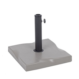 [SAM-B0795277] Base ombrellone quadrata cemento Salonicco 25 kg  cm 44,5 x 44,5 x 37,5 - Samnite