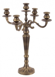 [SAM-B0186234] Candelabro Laryn 5 Fuochi brunito h52  Cod.0186234 - Samnite