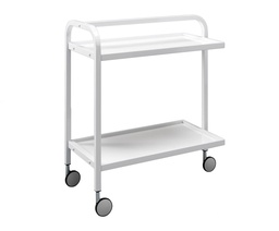[SAM-CO/036/BI] Carrello portabevande in metallo bianco 40x75x80h cm - Samnite