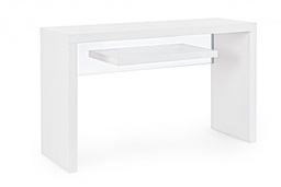 [SAM-B0734026] Consolle 2P Line Wood Bianco 120X40   - Samnite