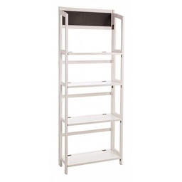 [SAM-B0721253] Espositore 4 piani rettangolare bianco 70x29,5x190h cm - Samnite