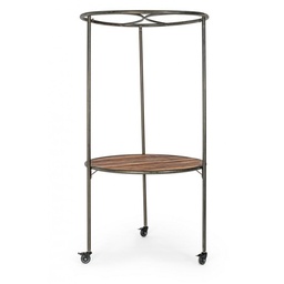 [SAM-B0721269] Espositore industriale con tetto e ruote D103X199h cm - Samnite