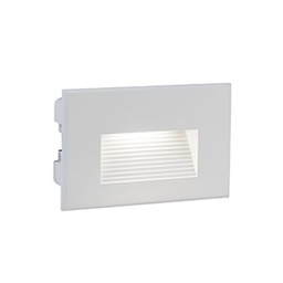 [SAM-SOV99192/02] Incasso Dente 3W Led 4000K  linea spina  bianco - Samnite