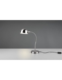 [SAM-TRIO504900107] Lampada Scrivania Braccio Flessibile Nichel Perry Trio Lighting - Samnite