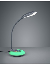 [SAM-TRIOR52781242] Lampada da Scrivania Led RGB Sensore Touch Krait Antracite Trio Lighting - Samnite