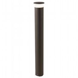 [SAM-SOV99165/27] Lampada da esterno in alluminio pressofuso con diffusore opalino - 9W, 920 lumen, 4000°K caffe' - Samnite