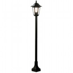 [SAM-SOV949/06] Lampada da esterno in alluminio pressofuso con diffusori in vetro trasparente - Altezza max 155mm - Potenza massima 60W nero - Samnite
