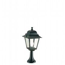 [SAM-SOV321/06] Lampada da esterno in alluminio pressofuso con diffusori in vetro trasparente - Altezza max 210mm - Potenza massima 100W nero - Samnite