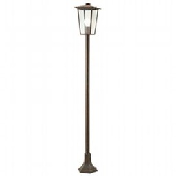 [SAM-SOV943/11] Lampada da esterno in alluminio pressofuso con diffusori in vetro trasparente ruggine - Samnite