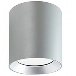 [SAM-SOV98468/72] Lampada da soffitto in alluminio pressofuso, diffusore in vetro trasparente, 40W, 4240 lumen, luce calda alluminio - Samnite