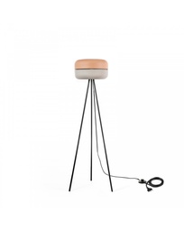 [SAM-LA/136] Lampada da terra Idra in metallo rosa e grigio STS - Samnite