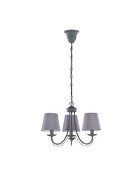 [SAM-TRIO110600378] Lampadario Camera da Letto 3 Paralumi Grigi Cortez Trio Lighting - Samnite