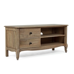 [SAM-B0746863] Mobile porta tv 2 cassetti in legno stile classico - Samnite