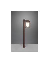 [SAM-TRIO410860124] Palo Da Esterno Tuela Diffusore Gabbia Ruggine IP44 Trio Lighting - Samnite