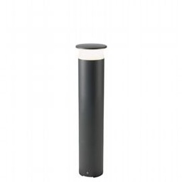 [SAM-SOV99159/16] Palo in Alluminio Pressofuso con Diffusore Opalino - Illuminazione LED 9W - Luce Naturale - IP65 grafite - Samnite