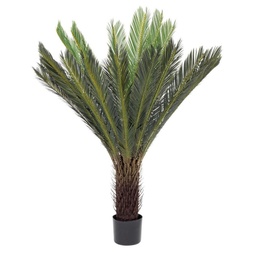 [SAM-B0172619] Pianta con vaso Palma Cycas 28 foglie 120h cm - Samnite