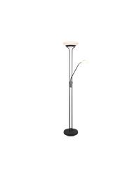 [SAM-TRIOR40073532] Piantana Led con Luce Spot da Lettura Orson Nero Trio Lighting - Samnite