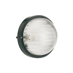 [SAM-SOV780/06] Plaf.Piccola E27  linea industriale tonda  nero - Samnite