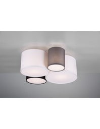 [SAM-TRIO693900417] Plafoniera Hotel 4xE27 Cilindri Multicolor L50cm Trio Lighting - Samnite