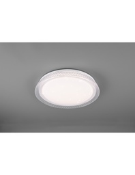 [SAM-TRIOR62371100] Plafoniera Moderna Led 18W Dimmerabile Heracles Bianco Ø38 cm Trio Lighting - Samnite