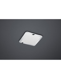 [SAM-TRIO656511806] Plafoniera Quadrata Cesar Led Dimmerabile Cromo IP44 30x30 cm Trio Lighting - Samnite