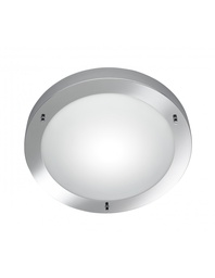 [SAM-TRIO6801011-06] Plafoniera Rotonda Bagno Condus Cromo e Vetro Opale IP44 Trio Lighting - Samnite