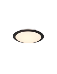 [SAM-TRIO680310132] Plafoniera Rotonda Bagno Umberto Led 12w IP44 Nero Trio Lighting - Samnite
