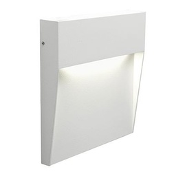 [SAM-SOV98155/02] Segnapasso 6W Led 3000K  linea geo square  bianco - Samnite