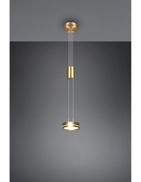 [SAM-TRIO326510108] Sospensione Moderna Isola Disco Led Franklin Ottone Trio Lighting - Samnite