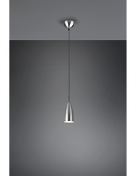 [SAM-TRIOR30691007] Sospensione Singola Farin Cono Nichel  Ø10 cm Trio Lighting - Samnite