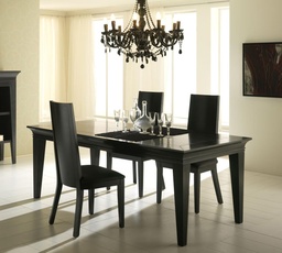 [SAM-WO/002/B] Tavolo fisso in legno con top bianco 200x75h cm - Samnite